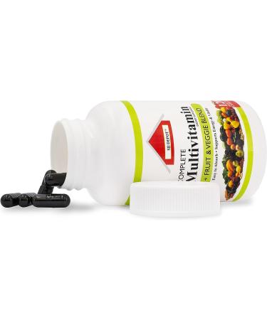 SJJ DEPOT 120 Multivitamin Capsules - Daily Fruit and Vegetable Supplements for Men, Women, and Seniors - Joint, Heart, Brain, and Antioxidant Support - Buy Online on GoSupps.com