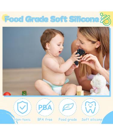 Buy BPA-Free Baby Biting Toys | Silicone Game Controller & Pacifier Chain | Dental Aid for 3+ Months - Black Gamepad Bite Ring - Buy Online on GoSupps.com