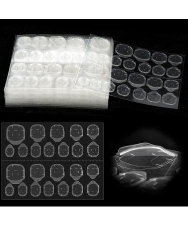 Melliex 480 pieces nail glue sticker double -sided transparent self -adhesive nails jelly adhesive pads false nail jelly gel tape for manicure - Buy Online on GoSupps.com
