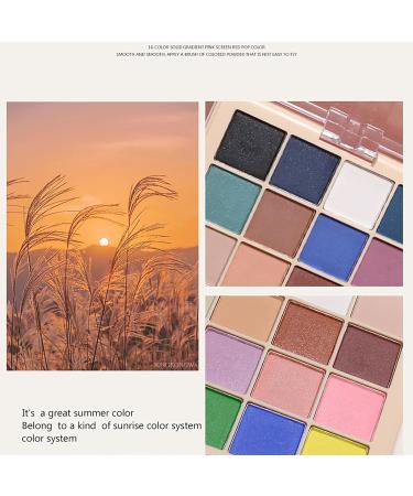 EnMart 16 Colors Soild Nail Gel Palette Aurora Mirror Nail Glitter Powder Nails Gel Polish Pigment Nail Art Decorations Metallic Nail Glitter Powder for Nail Art Decoration Nail Salon(02) C238 - Buy Online on GoSupps.com
