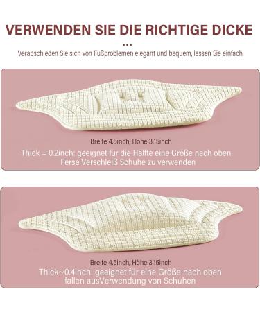 4 Pairs Heel Cushions - Self-Adhesive Heel Protectors for Men & Women | Adjustable Size for Sports & Leather Shoes - Buy Online on GoSupps.com