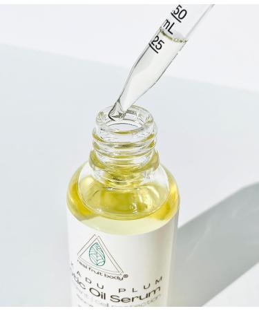 Real Fruit Body Kakadu Plum Exotic Oil Serum - 100% Pure & Natural Cold-Pressed Leaping Bunny Certified Cruelty-Free Organic and Vegan - 1 Fl Ounce | 30 ml 1 Fl Oz (Pack of 1) - Buy Online on GoSupps.com