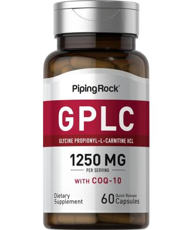 Piping Rock GPLC Supplement Plus CoQ10 - 1250mg - 60 Capsules