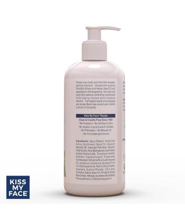Kiss My Face De-Stress Hand & Body Lotion - Lemongrass & Juniper Berry - 16 Fl Oz. - Buy Online on GoSupps.com