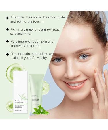 Greteam Purifying Exfoliating Gel Greteam Exfoliating Scrub Purifying Exfoliating Gel Moisturizing Cleanses Skin Give Exfoliating Body and Face Scrub Gel Exfoliating Gel for Dark Neck (2pc) - Buy Online on GoSupps.com