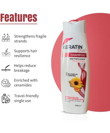 Total Beauty Totaal Beauty Keratin Plus shampoo for stronger hair 200 ml - Buy Online on GoSupps.com