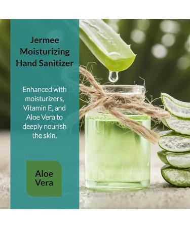 JERMEE 70% Alcohol Hand Sanitizer Gel - 1 Gallon | Kills 99.99% Germs | Vitamin E & Aloe Vera | Made in USA - Buy Online on GoSupps.com