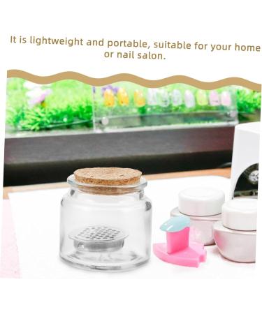 Mikinona Nail Cup Nail Brush Dappen Dish Nail Dish with Lids Acrylic Nail Supplies Acrylic Nail Tools Nail Liquid Holder Nail Dish Cups with Lids Nail Dappen Cup Manicure Saucer Cup Glass - Buy Online on GoSupps.com