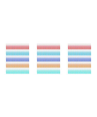 ISTOVO 300pcs Interdental Brushes Teeth Gentle Dental Pick Tooth Floss Interdental Brush Refill Dental Toothpick Cleaner
