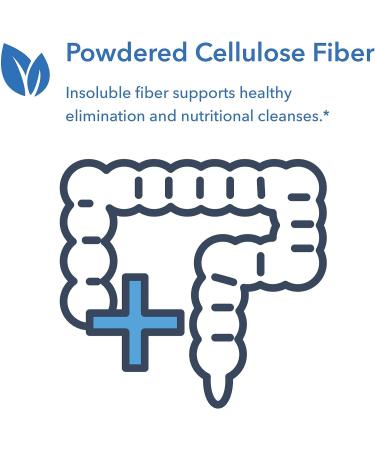 Cellulose Powder by Allergy Research Group - Insoluble Fiber for Colon Health - 250g (8.8 oz) - Buy Online on GoSupps.com