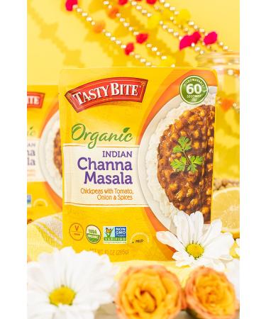 Tasty Bite Channa Masala - Microwaveable Indian Entrأ©e (10 oz, Pack of 6) | Ready to Eat - Buy Online on GoSupps.com