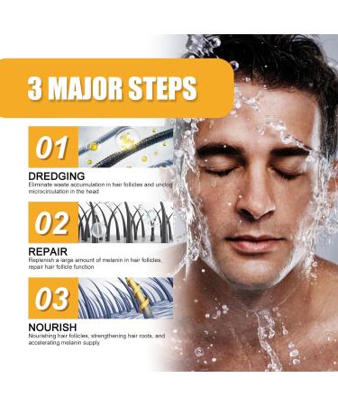 Shampoo Bars for Grey Hair - Mane Gray Reverse Bar Soap (2pcs) for Men & Women - Buy Online on GoSupps.com