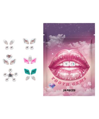 Crystal Stickers for Teeth | Gemstone Stickers for Teeth with Portable Decorative Comfortable Teeth Supplies for Daily Use Shopping Dating
