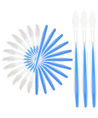 Funomocya 50 pieces oral care care tooth cleaning set practical travel toothbrush travel toothbrush camping toothbrush disposable toothbrushes travel plastic dental equipment manual