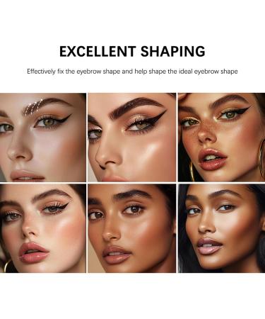  Uqezagpa Clear eyebrow gel for natural wild brows long-lasting smudge-proof quick-drying makeup for women and girls eyebrow gel - Buy Online on GoSupps.com