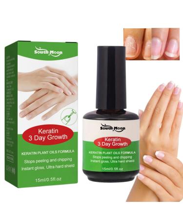 Keratin 3 Day Growth Nail Treatment Nail Strengthener for Damaged Nails Nail Growth Treatment for Nail Repair Nail Hardener Oil Keratin Nail Treatment Nail Growth and Strengthener Nail Strengthening