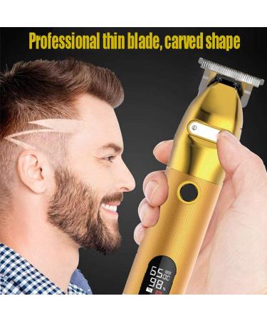RIYAN Hair Clippers for Men Cordless Clippers for Hair Cutting Beard Trimmer Barbers Grooming Kit Rechargeable LED Display - Buy Online on GoSupps.com