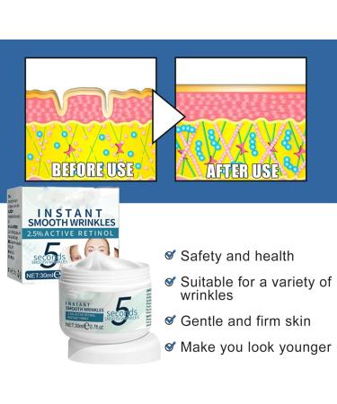  GNAUMORE Instant anti-wrinkle cream anti-aging anti-aging anti-aging under-eye bags and sagging skin 30 ml - Buy Online on GoSupps.com