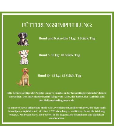 Relaxing Probiotic Snacks for Dogs & Cats - Anti-Stress Treats for Fear & Nervousness (150g) - Buy Online on GoSupps.com