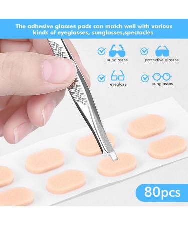 Ouzhou Self-Adhesive Nose Pads for Glasses - 80 Pairs Anti-Slip Cushions for Comfort & Stability - Buy Online on GoSupps.com