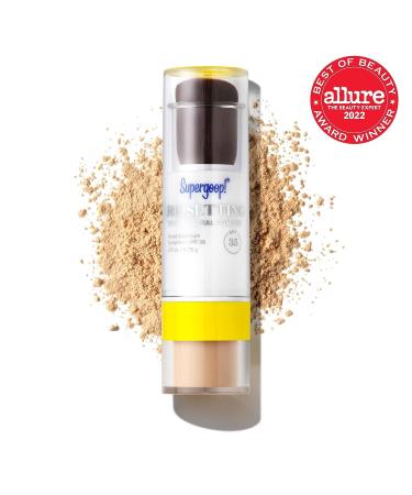 Supergoop! (Re)setting 100% Mineral Powder Light - Makeup Setting Powder with SPF 35 - 0.15 oz - Buy Online on GoSupps.com