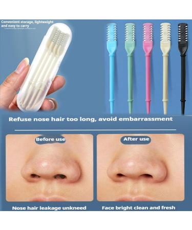 2-in-1 Nose Hair Trimmer 2-in-1 Nasal Hair Cutter 2024 New Manual Double Sided Nasal Hair Trimmer with Ear Spoon 360 Rotating Nostril Hair Removal Tool Blade with Ear Picker (12PCS Green) 12PCS Green - Buy Online on GoSupps.com