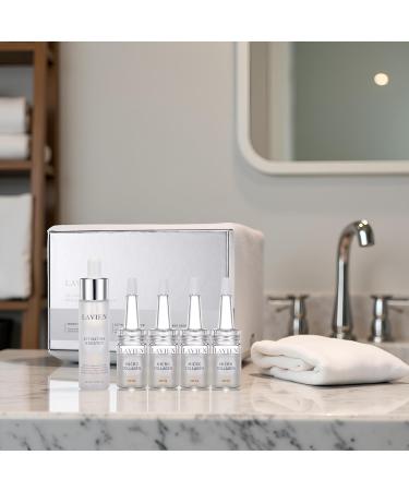 Lavien Collagen Professional Program - Skincare Set Micro Collagen and Activating Booster - Ceramide Elastin and Hyaluronic Acid Suitable for Oily Skin - 30 ml Booster Bottle 4-200 mg - Buy Online on GoSupps.com