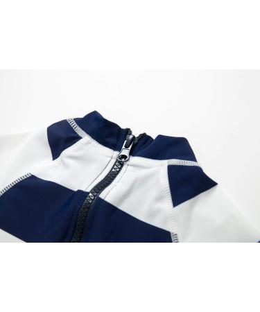 BONVERANO Baby Boy One Piece Long-Sleeve UV Protection 50+ Swimsuit - Black Fringe (12 Months) - Buy Online on GoSupps.com