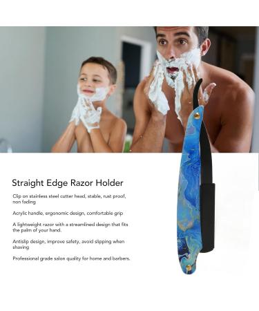 Buy Barber Straight Edge Razor Holder with Acrylic Handle | Face & Hair Trimming - International Shipping Available - Buy Online on GoSupps.com