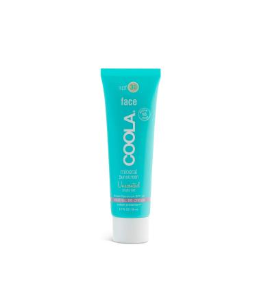COOLA Organic Mineral Sheer Matte Sunscreen SPF 30 Sunblock, Dermatologist Tested Skin Care For Daily Protection, Vegan And Gluten Free, Fragrance Free, 1.7 Fl Oz Original