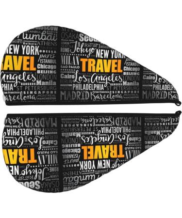 Hair Towel Wrap - Quick Drying Turban with Button for Travel | Best Hair Drying Towel - Buy Online on GoSupps.com