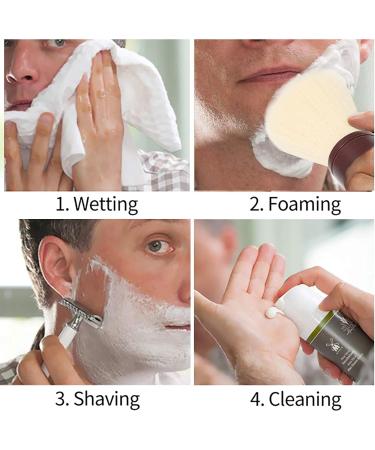 Premium Shaving Brush for Men - Ultra-Hub Bristles Ergonomic Grip Soft & Skin-Friendly | Perfect Gift for Father Husband Friend - Shop Internationally - Buy Online on GoSupps.com