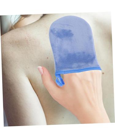 HAPINARY Tanning Mitt Applicator 1 Set Flocking Thumb Black Agent Tanning Self Tanning Mitt Applicator - Buy Online on GoSupps.com