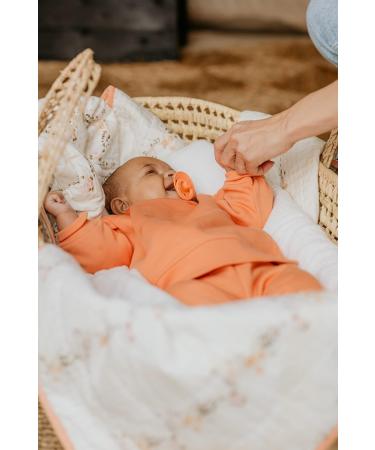 BIBS Colour Baby Pacifier 2-Pack | Made in Denmark | BPA Free Dummy Soother Round Nipple. Natural Rubber Latex Size 1 (0-6 Months) Desert Sand/Sunshine - Buy Online on GoSupps.com