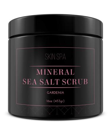 Mineral Sea Salt Scrub - Gardenia 16oz (453gr)