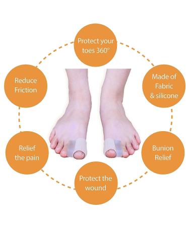 FeetCare Toe Spreader & Bunion Corrector - Soft Gel Toe Sleeve for Bunion Protection & Corn Relief | Valgus Correction & Callus Cushioning | Singaporean Product - Buy Online on GoSupps.com