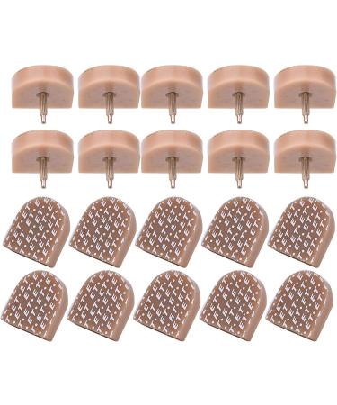 Pssopp 10 Pairs High Heel Tips Replacement Shoes - Beige 19*20.5 - Shoe Repair Accessories for Women - Buy Online on GoSupps.com