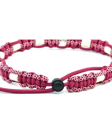 Custom EM Ceramic Collar for Dogs & Cats - Original US Paracord 41-50 cm Raspberry | International Shipping Available - Buy Online on GoSupps.com