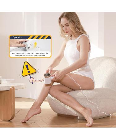 AMINZER IPL Hair Removal Device - 9 Energy Levels - 3 Functions - 999,900 Light Pulses - Permanent Painless Laser Hair Removal for Men and Women - Face, Armpits, Legs, Body - C-White - Buy Online on GoSupps.com