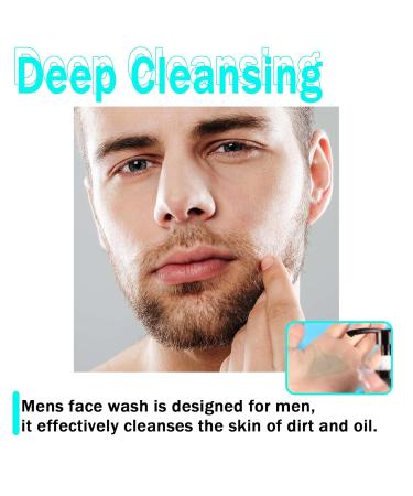 Deep Clean Daily Facial Cleanser for Men | Gentle Moisturizing Face Wash & Hydrating Skincare - 150 ml - Buy Online on GoSupps.com
