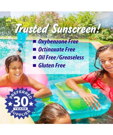 Kids SPF 50 Liquid Spray Refill | Rocky Mountain Sunscreen | Reef Safe, Water-Resistant | Broad Spectrum UVA/UVB Protection | Non-Greasy, Fragrance Free, Vegan, Gluten Free | 128 Fl Oz - Buy Online on GoSupps.com