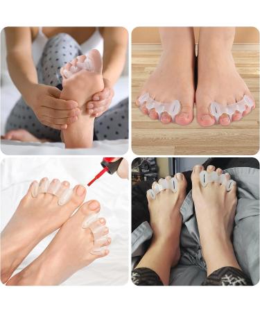 Blmsian Toe Separators 2 Pairs - Foot Alignment Corrector for Bunions, Hammertoes, Plantar Fasciitis - Medium Size for Women's Shoe 9-12.5 & Men's Shoe 7-11 - Buy Online on GoSupps.com