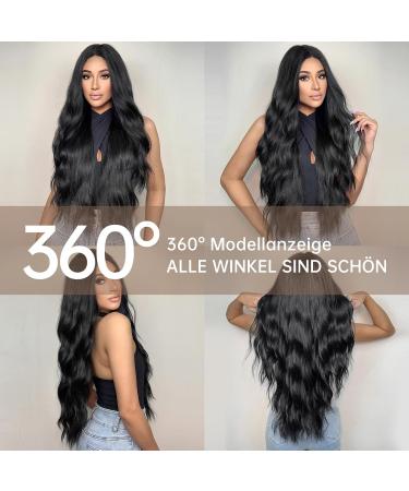 Testar 28 Black Wig for Black Women | Curly Wavy Glue-Free Natural Art Hair for Daily Party & Cosplay - Buy Online on GoSupps.com
