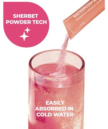 Waterplus Active Vegan Electrolyte Drink Mix - BCAA L-Arginine & L-Carnitine - 10 Sticks (Grapefruit & Hibiscus) by AMOREPACIFIC | International Shipping Available - Buy Online on GoSupps.com