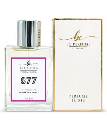 BC Perfume 877 Inspired by Purple Patchouli For Women & Men Fragrance Dupes Eau de Parfum Bottle 1.7 Fl Oz/50ml