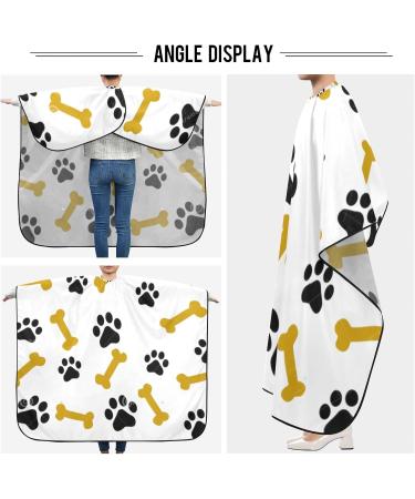 Waterproof Barber Cape - Cat's Paw & Cheetah Haircut Bib for Men & Women | Unisex Hair Cutting Cape - Buy Online on GoSupps.com