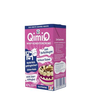 QimiQ Whip Cream Dessert - Natural Pastry Cream 3x250g | International Shipping Available - Buy Online on GoSupps.com