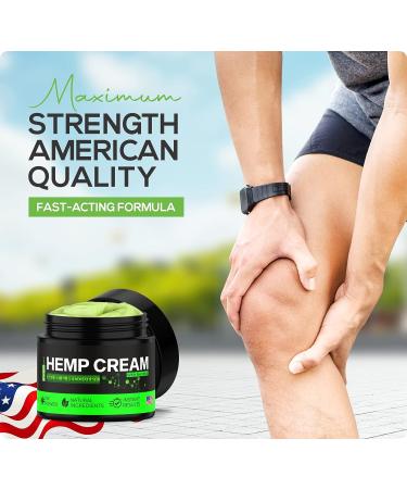 Hemp Cream 2 Pack - Maximum Strength for Muscle & Joint Relief - Natural Hemp Oil Extract with Turmeric, MSM & Arnica - Made in USA 8 Oz - Buy Online on GoSupps.com