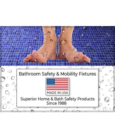 Safety Grab Bar - ADA Handrail for Shower Bathroom Toilet Home/Type 304 Stainless Steel/Elderly Handicap/Smooth Grip/Matte Black / 32" 32" Matte Black  Smooth - Buy Online on GoSupps.com
