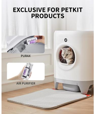 PETKIT Cat Litter Deodorizer Air Purifying Refills for PETKIT PURA X and PURA MAX Self Cleaning Cat Litter Tray Replaced Odor Removers Deodorant Refills 4 Bottles/Pack - Buy Online on GoSupps.com